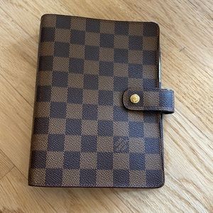 Authentic Louis Vuitton Medium Ringed Agenda Cover | LV Pen | Organizer, Planner